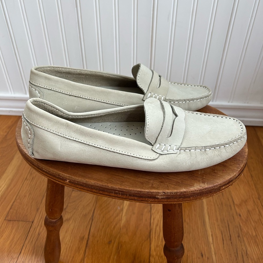 Womens Massimo Matteo Light Gray Loafers - Picture 3 of 4
